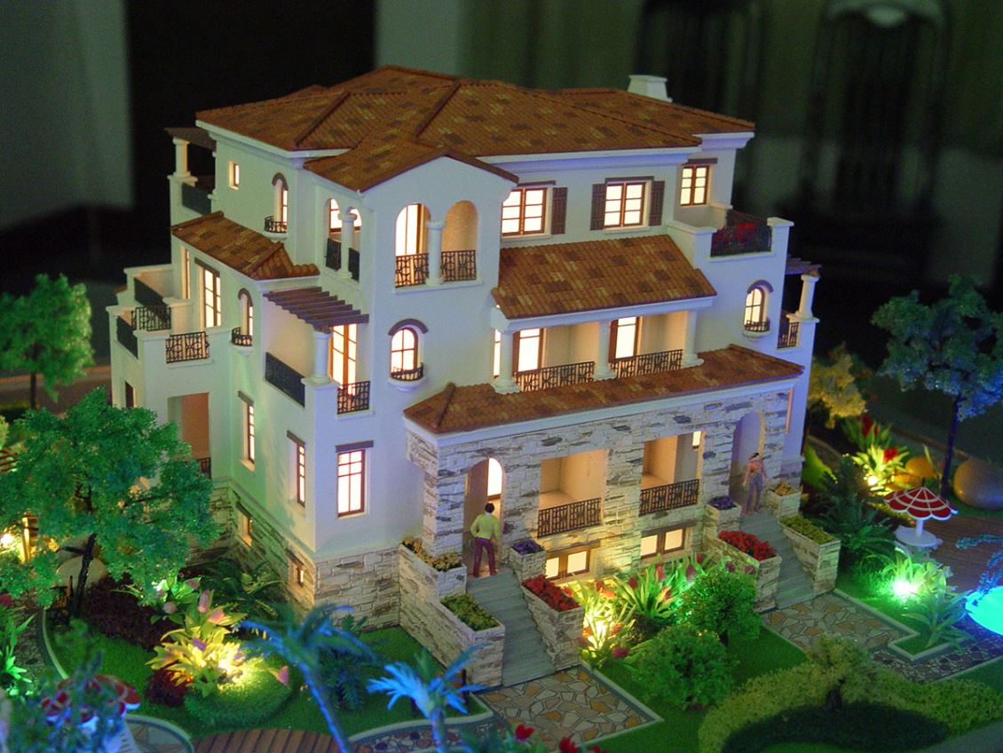 独栋别墅模型