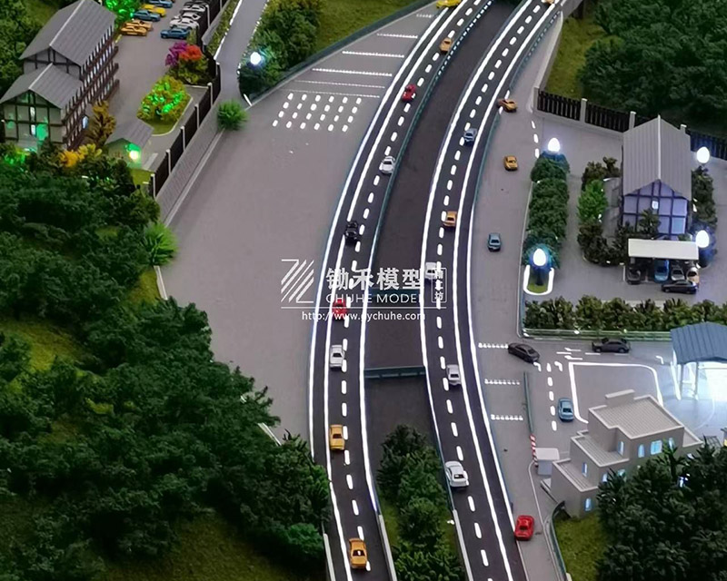 高速公路服务区模型